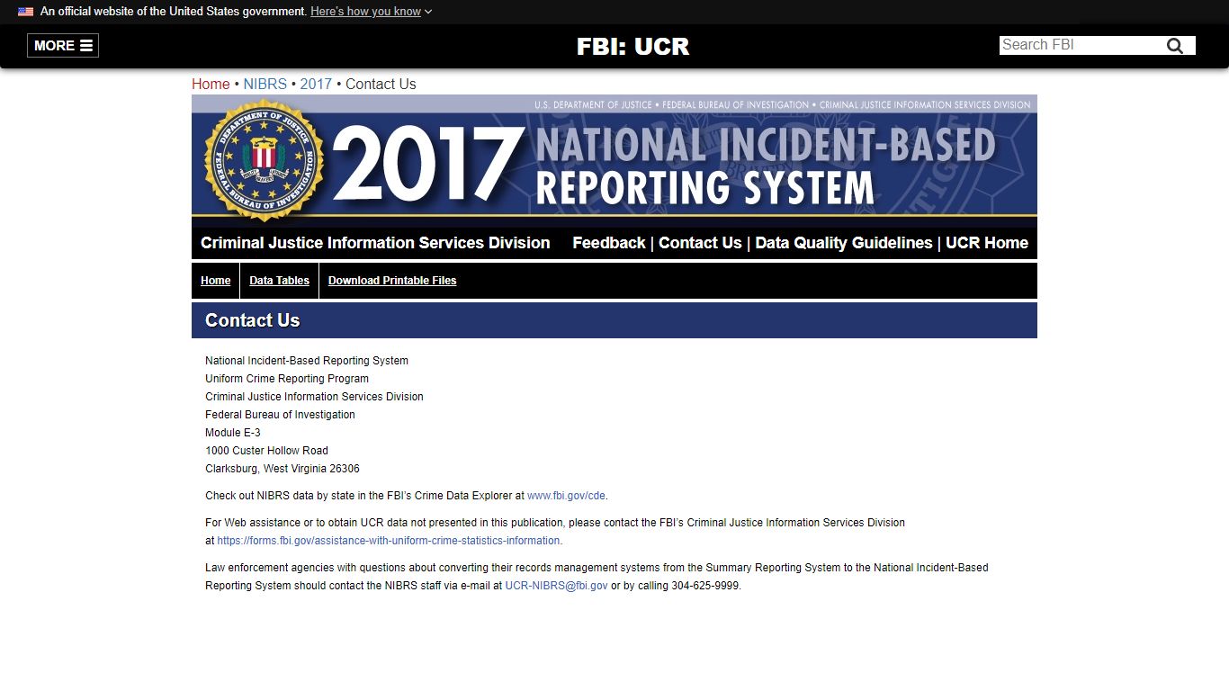 FBI — Contact Us